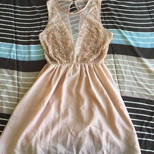 Forever 21 Champagne Pink Dress